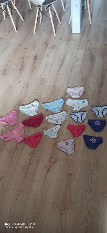 Lot de 16 culottes 4 ans