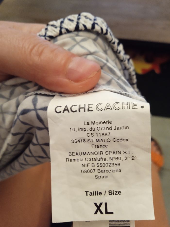 blouse sans manches fluide en très bon état cache cache - photo numéro 9