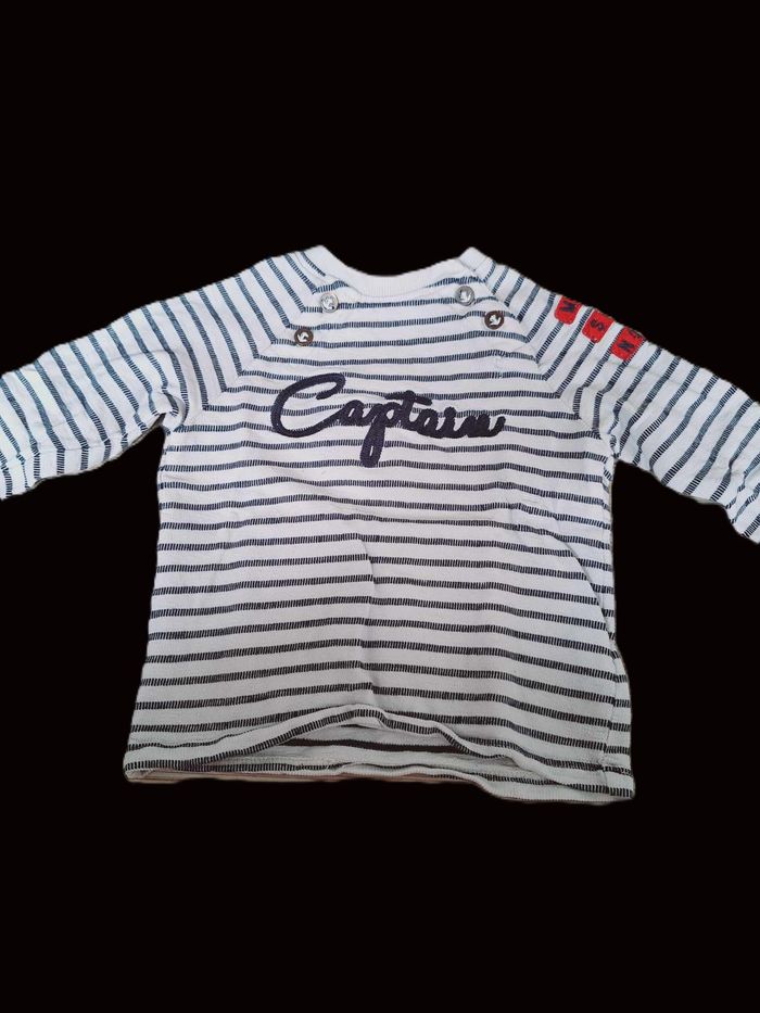 T-shirt manches longues Tape à L'oeil 12 mois