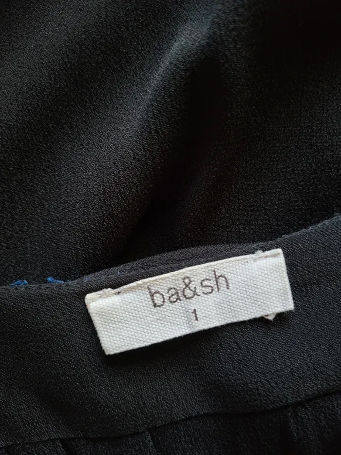Blouse noire broderies et pompons Ba&sh - Bohème folk - photo numéro 12