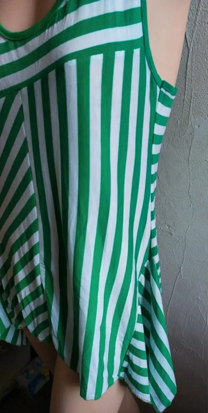 Tunique rayée verte et blanche - photo numéro 4