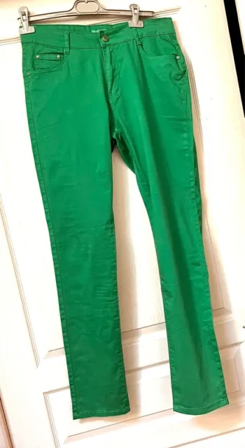 Pantalon coupe jeans - taille 44 - coton et elastan
