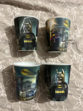 Lot 8 gobelets lenticulaires