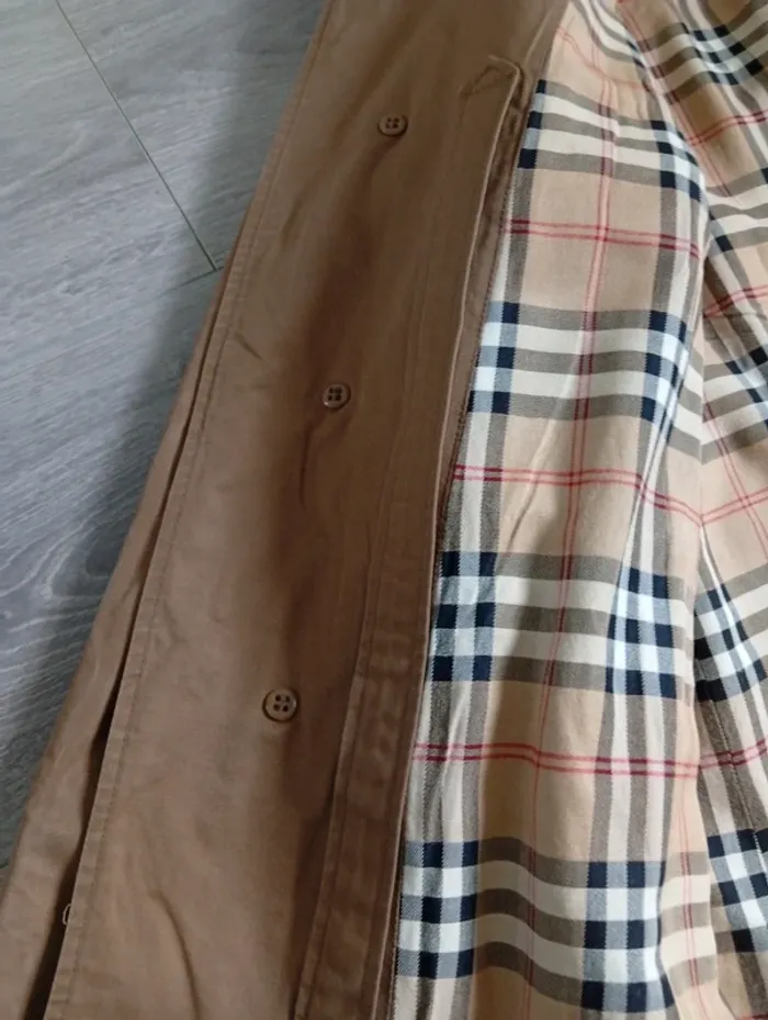 Trench imperméable long Camel - photo numéro 4