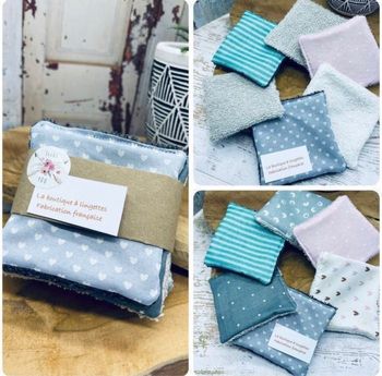 Lingettes lot de 6 lavable et réutilisable