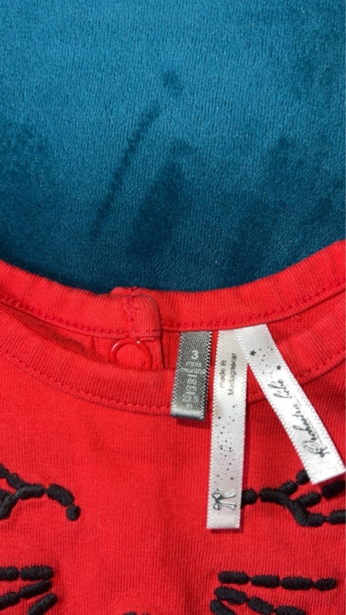 T-shirt ouverture arrière bébé - photo numéro 3