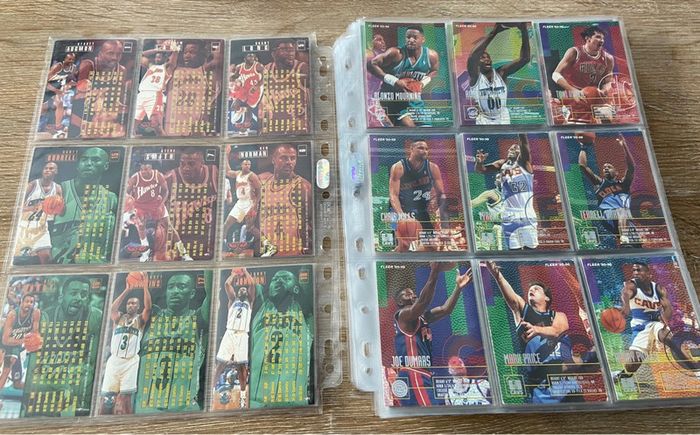Lot de 149 cartes fleers 95-96 nba vintage - photo numéro 2