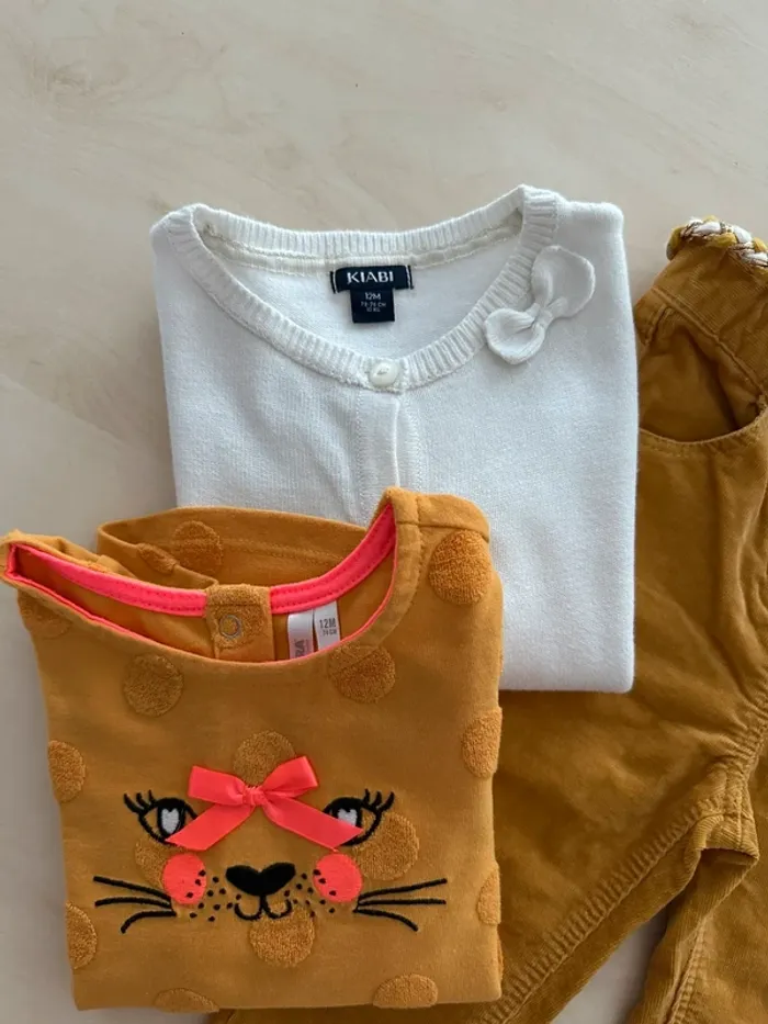 Ensemble pour fille 12 mois - photo numéro 3