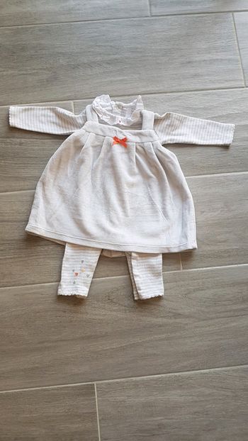 Ensemble robe + combinaison 1-3 M