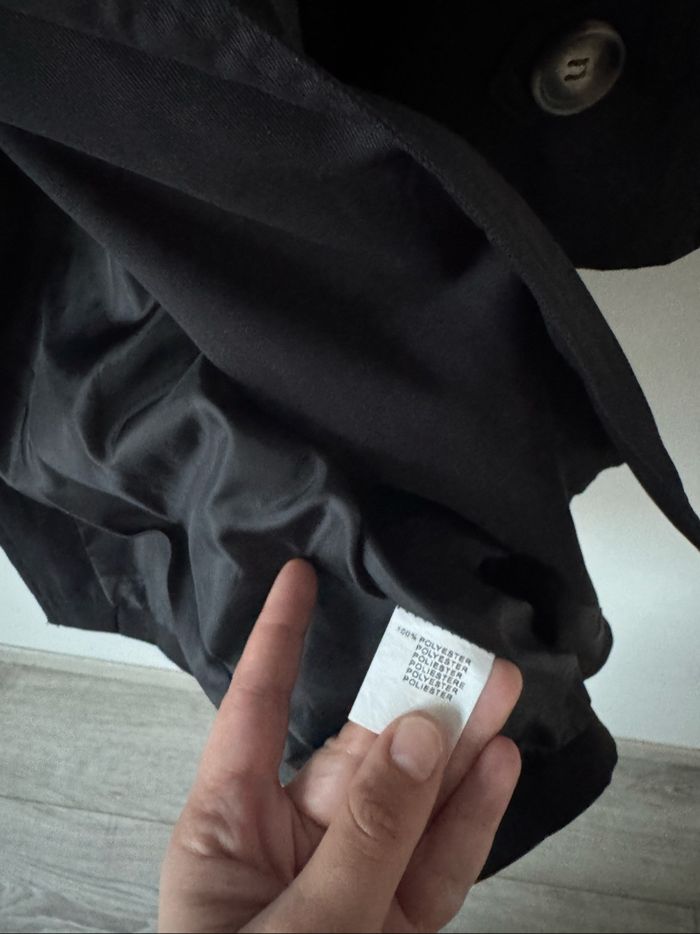🧥 trench noir - femme - taille M - HD diffusion - neuf sans étiquette - photo numéro 10