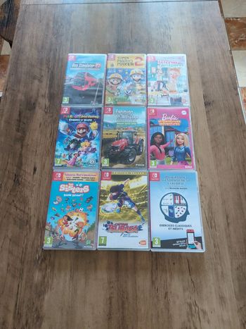Jeux Switch à 20 euros l'unité