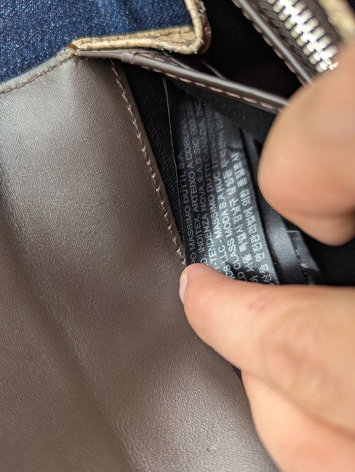 Porte feuille Massimo Dutti - Cuir de chèvre - Neuf - photo numéro 6