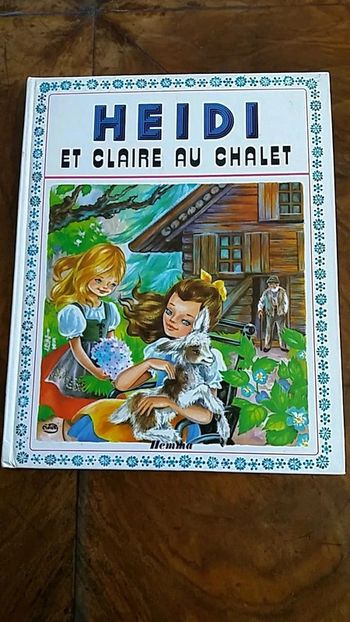 Livre HEIDI et claire au chalet