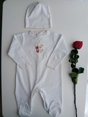 Pyjama ivoire 12 mois
