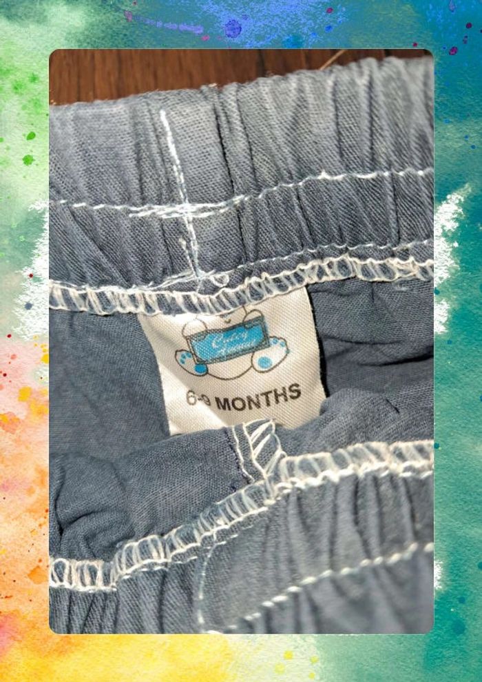 👶 Short bleu marine Cadey Avenue – Taille 6 mois - photo numéro 5