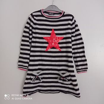 Robe à rayures 4ans