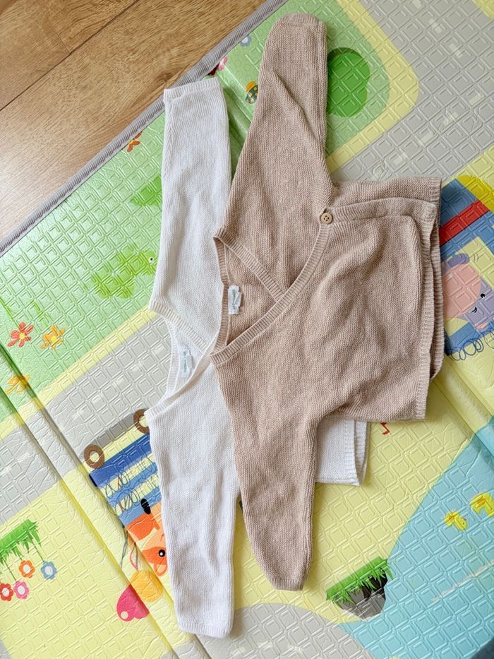 Lot 2 gilet Vertbaudet