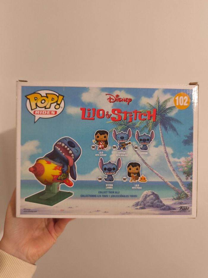 Funko pop figurine in rocket 102 Disney stitch - photo numéro 3