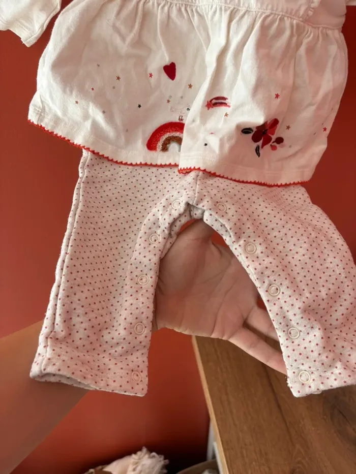 Ensemble catimini bébé fille taille 9 mois - photo numéro 5