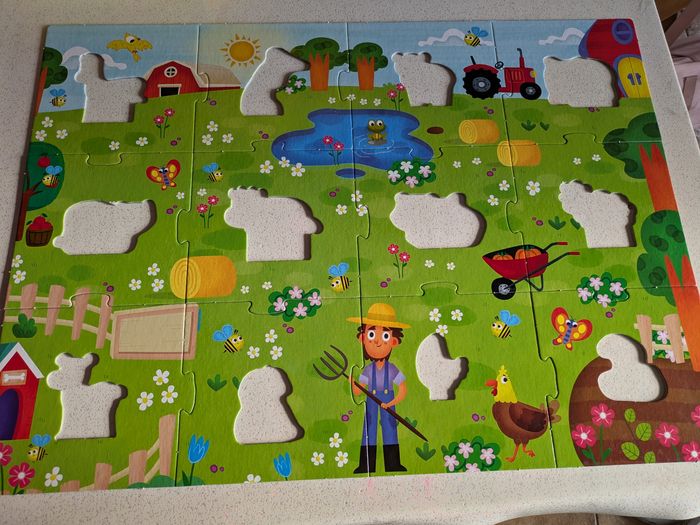 Happy farm puzzle géant - photo numéro 6
