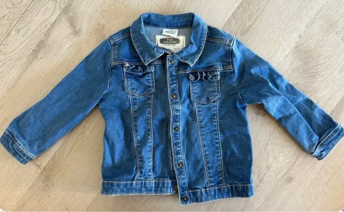 Veste en jean bleu 24 mois