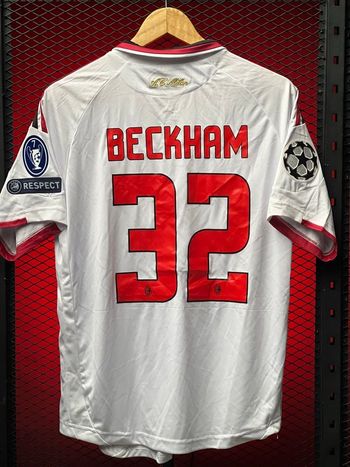 Maillot Milan Ac 2008 Beckham 32 Taille s
