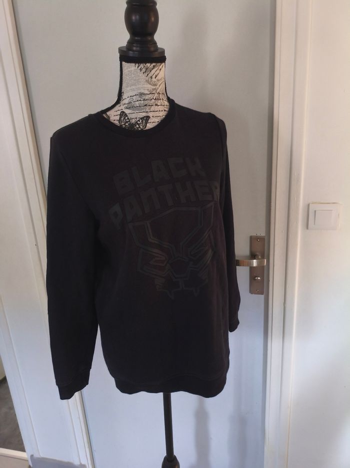 🌸Sweat Black Panther Marvel 14-15 ans ou XS🌸 - photo numéro 2