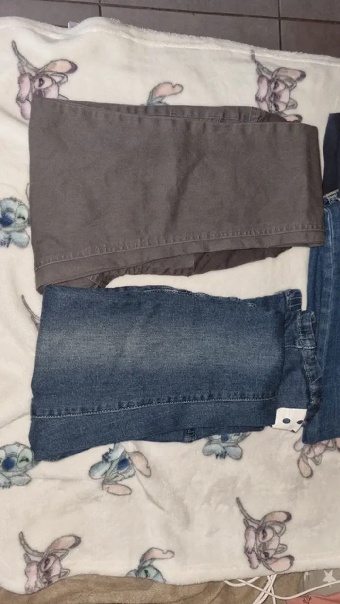 Lot pantalon de grossesse taille 36 en bon état - photo numéro 5