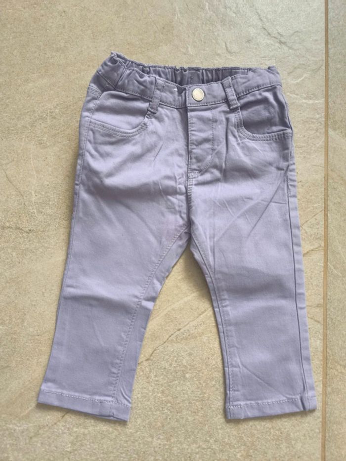 Lot 2 jeans 9 mois tex - photo numéro 5