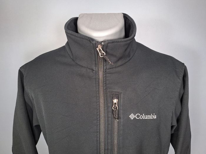 Veste columbia mi saison – homme noir - brodé - taille L (508) - photo numéro 2