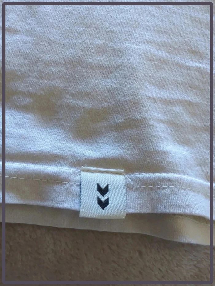 T-shirt Hummel taille S homme beige - photo numéro 3
