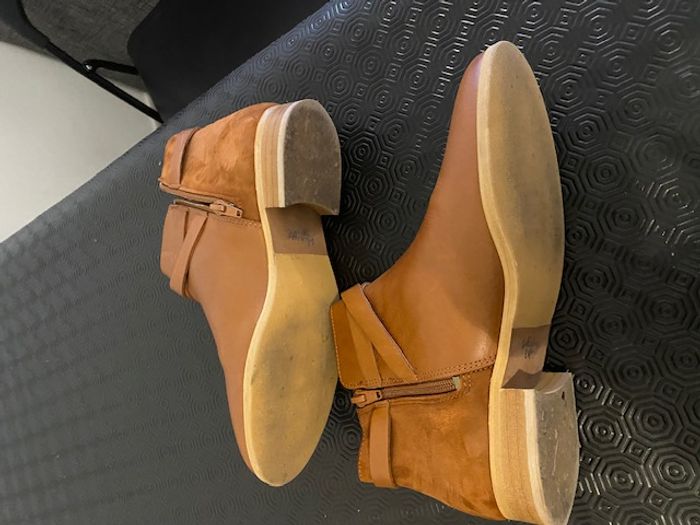 boots femme cognac - photo numéro 4