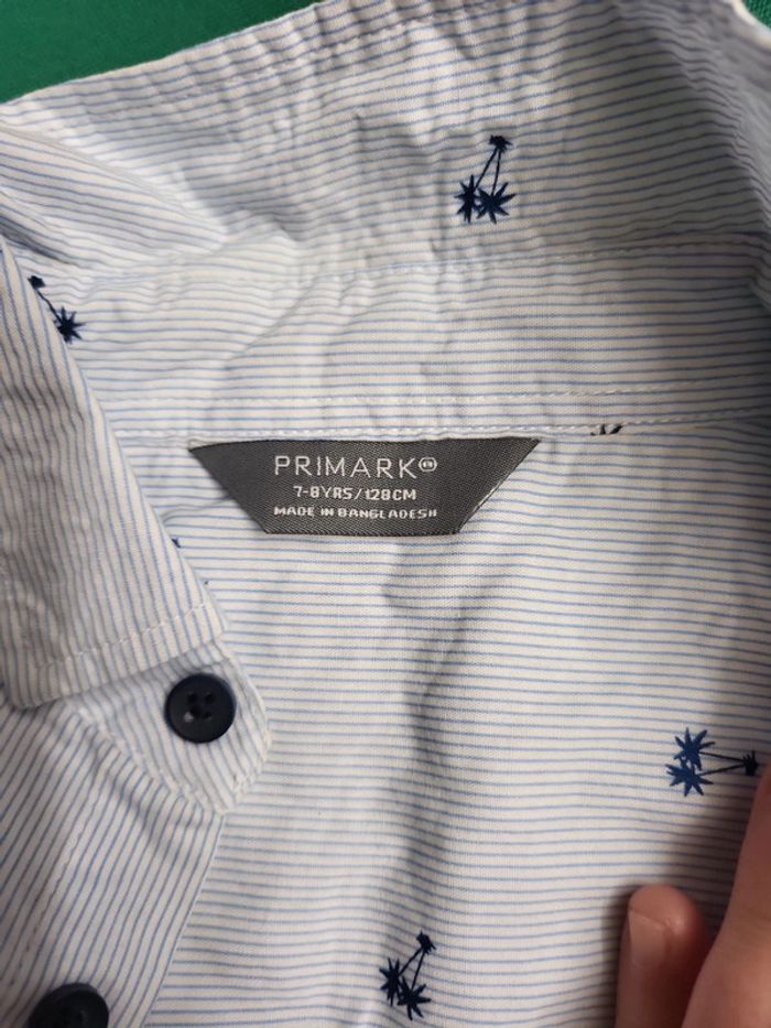 Chemise manche courte primark 7 /8 ans - photo numéro 4