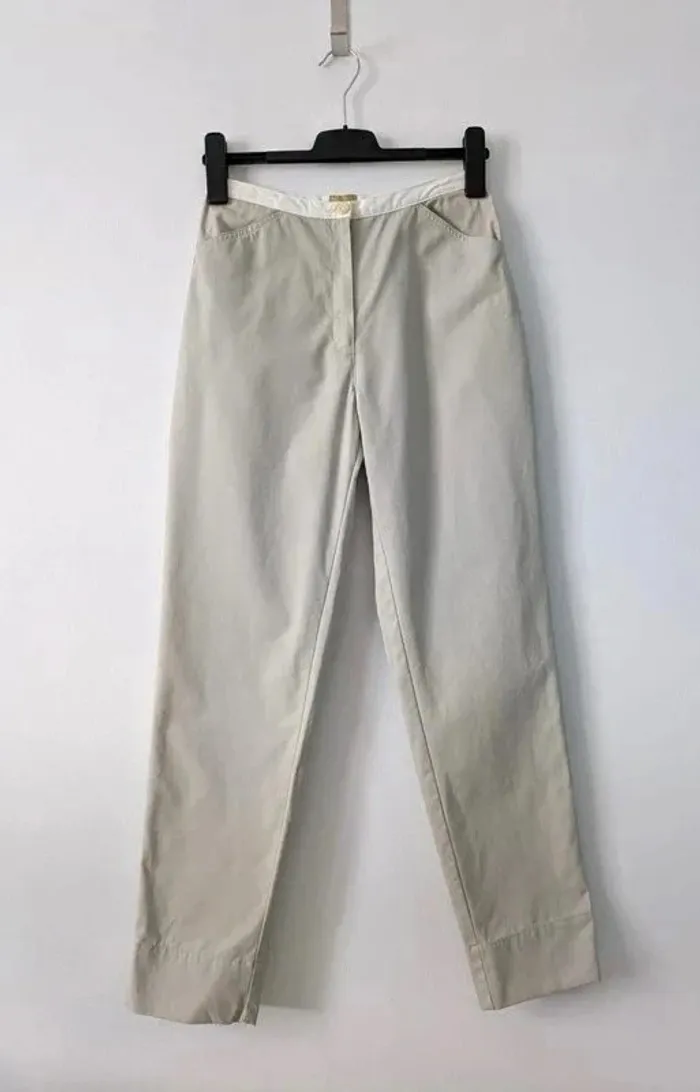 Pantalon d'été vintage en coton - Bensimon - taille 38