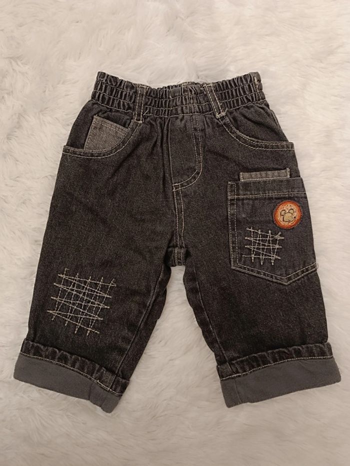 Jean taille élastique T. 6 mois Tissaia - photo numéro 2