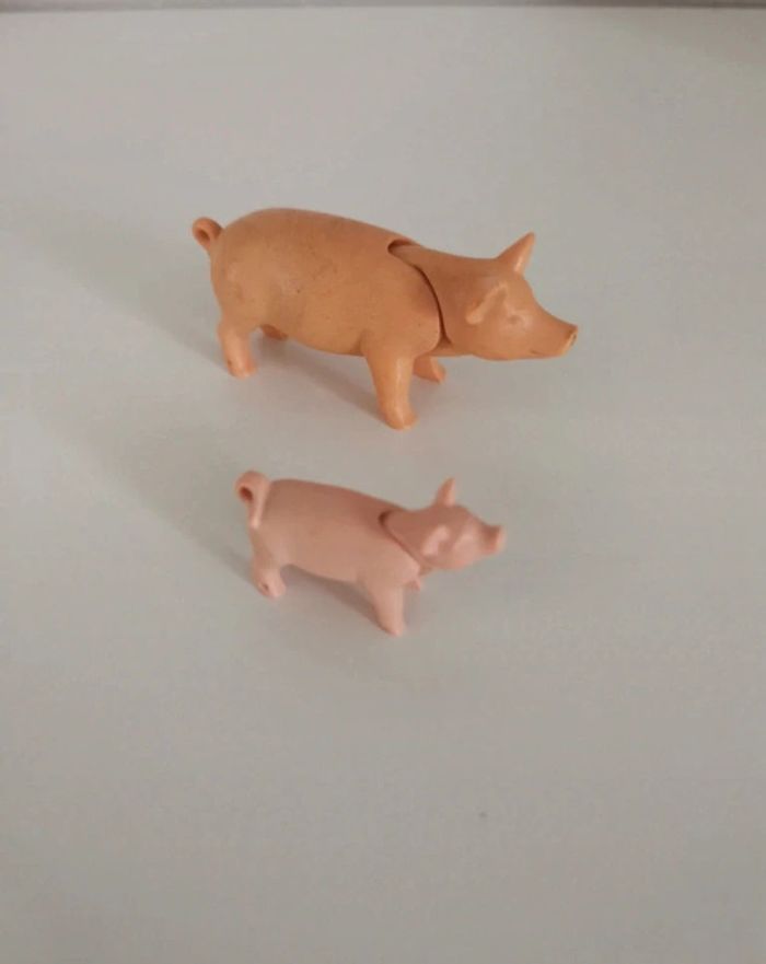 Playmobil lot animaux cochon et son petit porcelet