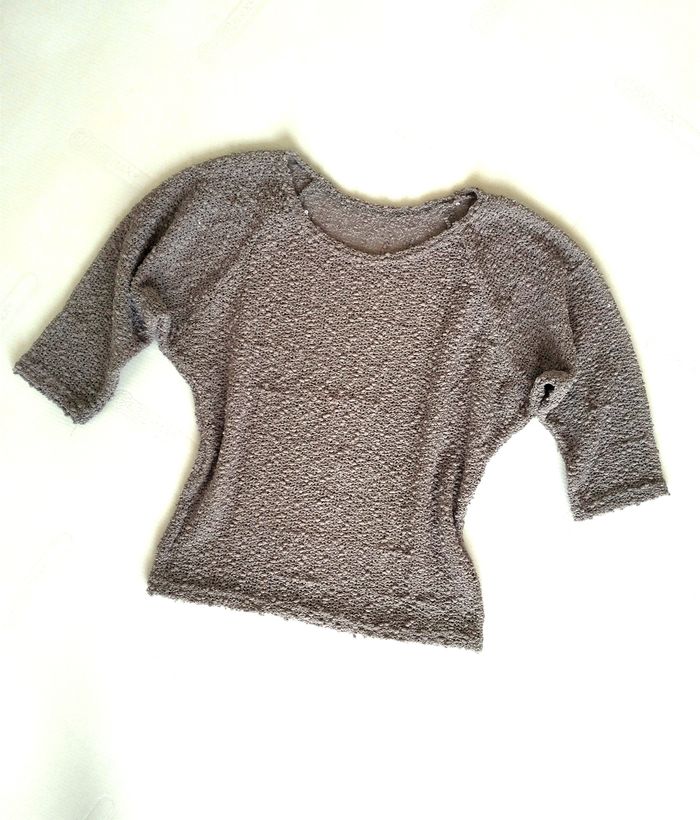 Pull à plumetis et strass - Camaïeu
