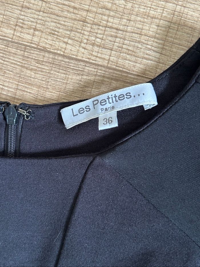 Robe noire à manches courtes Les Petites taille 36 TBE - photo numéro 9
