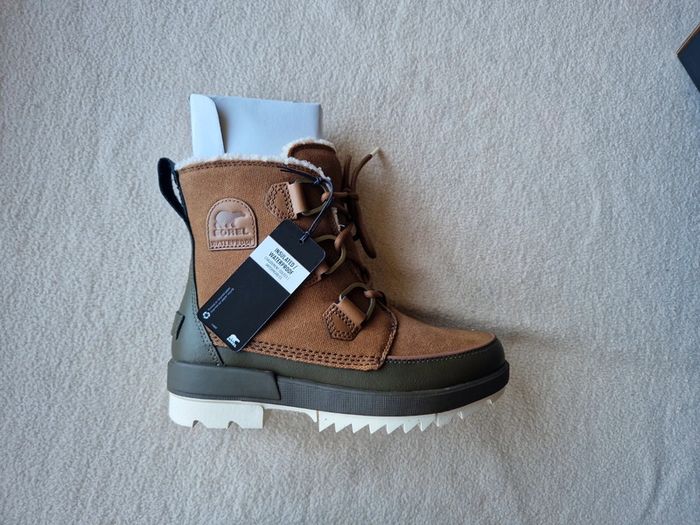 Boots sorel torino II WP waterproof marron fourrés chaudes spéciales neige , neuves - photo numéro 3