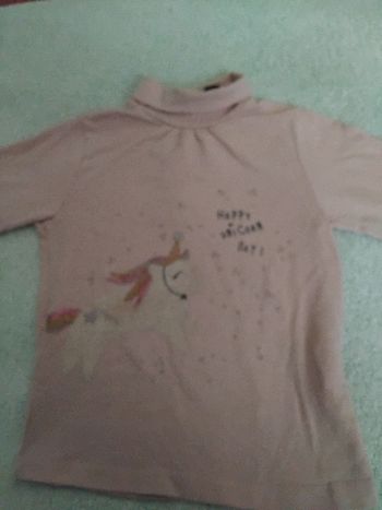 Pull fille Col montant