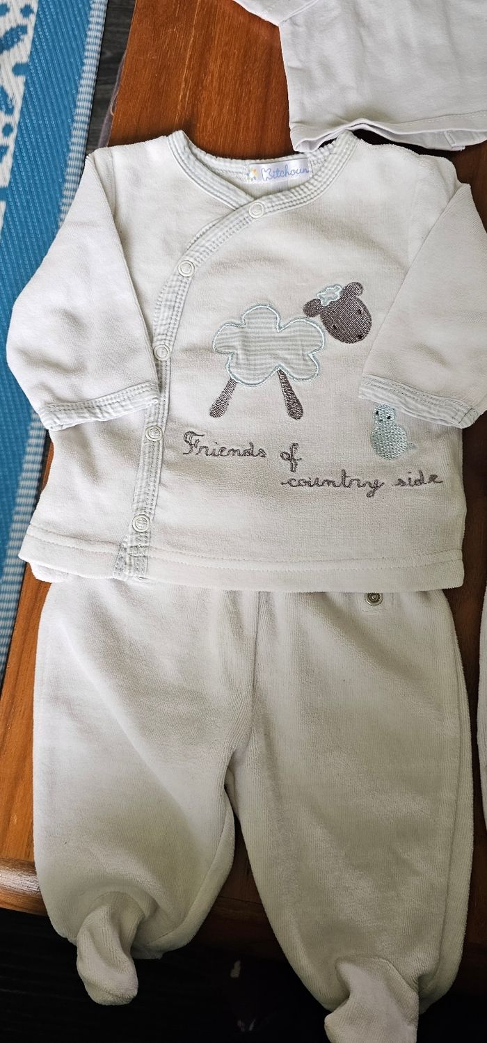 Lot vêtement bébé garçon 1mois 54cm - photo numéro 6