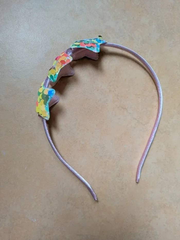 Serre-tête enfant petite taille étoiles neuf