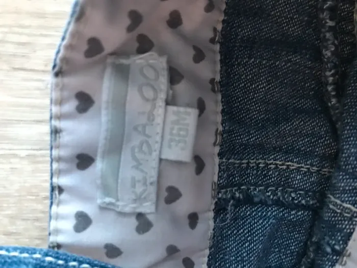 Robe en jeans kimbaloo 36 mois en très bon état - photo numéro 3