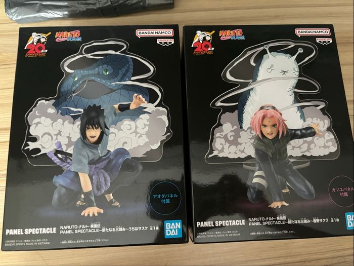 Lot figurines panel Naruto shippuden - Sasuke et Sakura - photo numéro 1