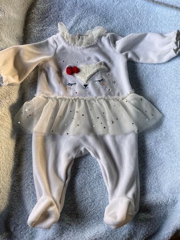 Pyjama velours 1 mois