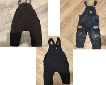 Lot salopette bébé garçon 6 mois Zara H&M Smiley