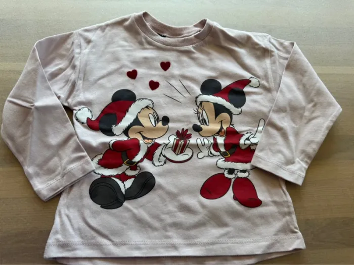 Tee shirt Minnie Noël 18/24 mois