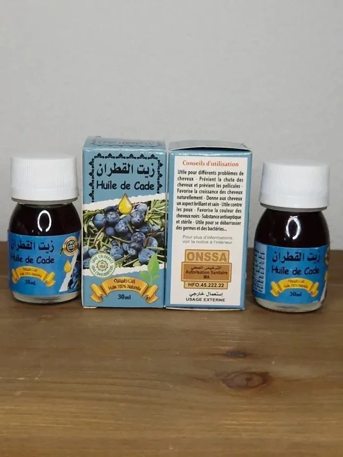 Lot 2 huiles de cade | 2x30ml | 100% naturelle - photo numéro 2