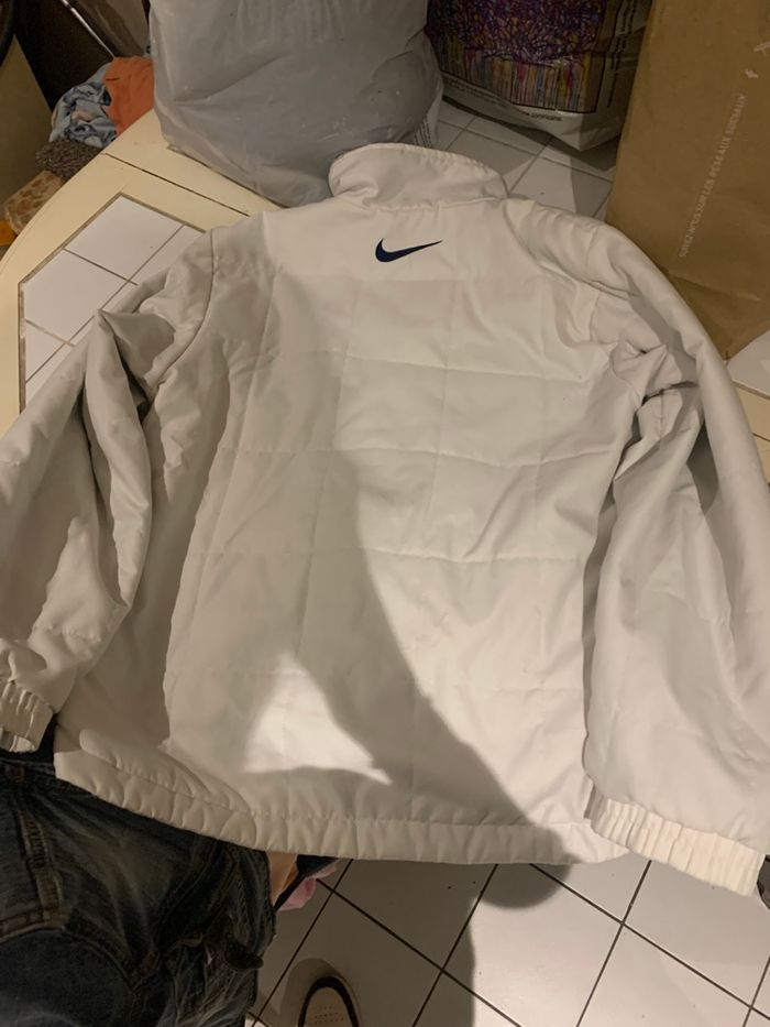 Blouson femme blanc nike
