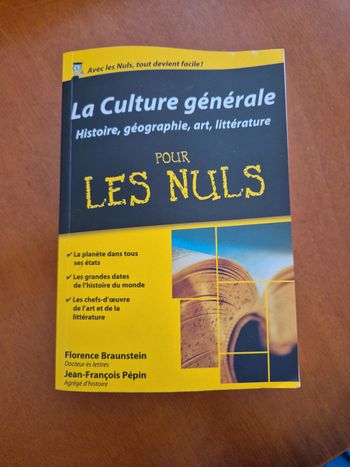 Livre la culture générale pour les nuls